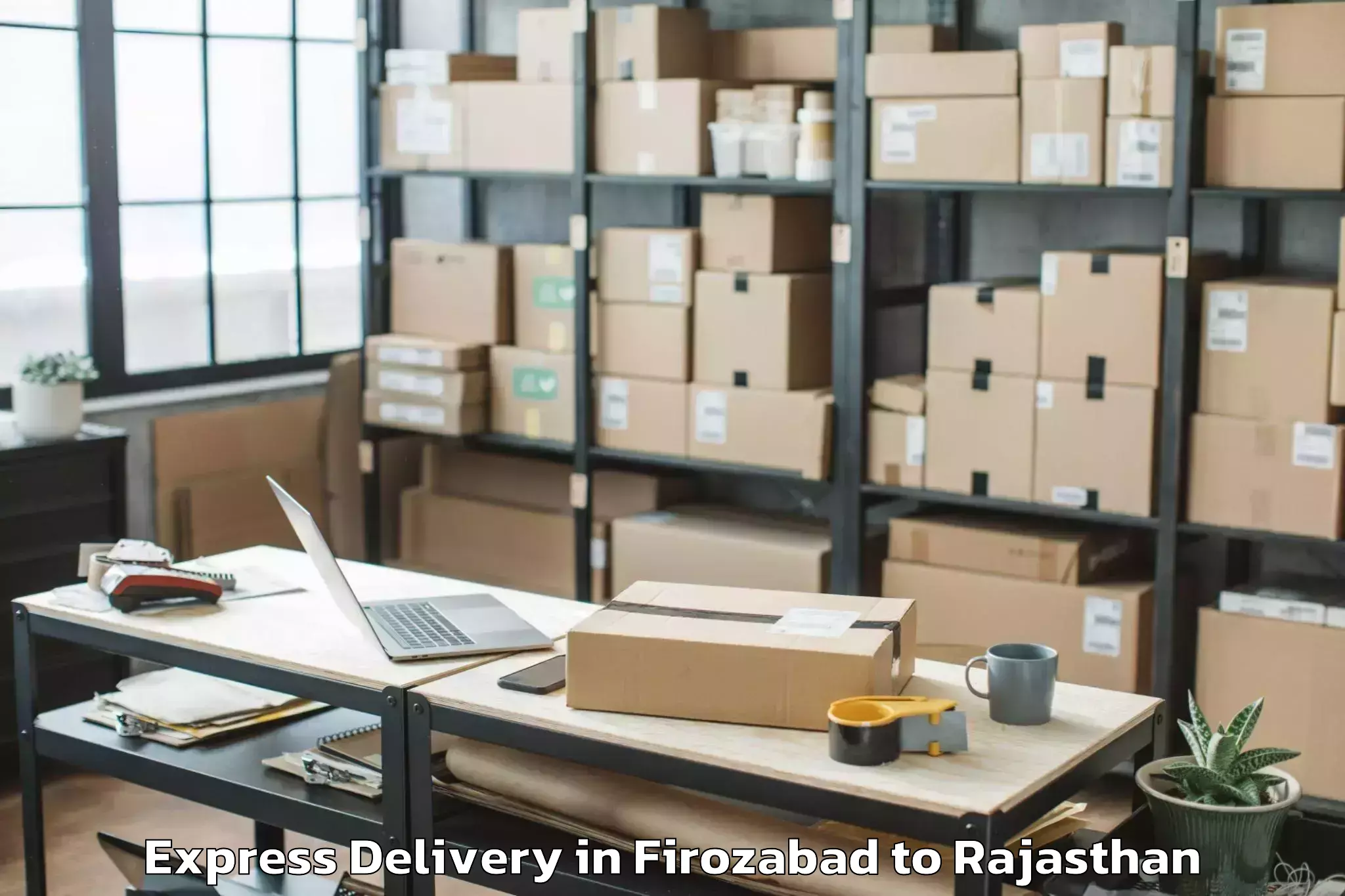 Book Firozabad to Rajsamand Express Delivery